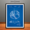 1962 Thompson Snare Drum Patent Print Blueprint