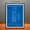 1959 Fender Bass Guitar Patent Print Blueprint