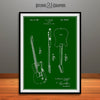 1951 Fender Guitar Patent Print Green