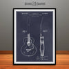 1941 Gretsch Guitar Patent Print Blackboard