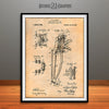 1917 Harley Davidson Springer Front Fork Patent Print Antique Paper