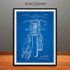 1948 Indian Motorcycle Patent Print Blueprint