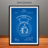 1912 Trained Nurse's Pin Patent Print Blueprint