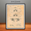 1906 Eyeglasses Patent Print Antique Paper