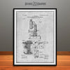 1904 Portable Microscope Patent Print Gray