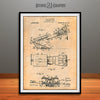 1913 Naysmith Chiropractic Table Patent Print Antique Paper