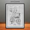 1934 Kitchen Mixer Patent Print Gray