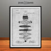1887 Farias Cigar Patent Print Gray
