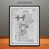 1925 Carrier Refrigerating System Patent Print Gray