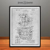 1939 Bryant Air Conditioning System Patent Print Gray
