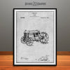 1919 Henry Ford Antique Tractor Patent Print Gray