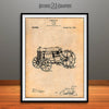 1919 Henry Ford Antique Tractor Patent Print Antique Paper