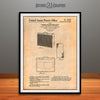 1959 Fender Amplifier and Loudspeaker Patent Print Antique Paper