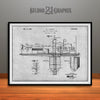 1926 Closed Dry Cleaning System Patent Print Gray
