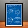 Rolex Diving Watch Patent Print Blueprint