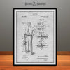 1938 Pants Ironing Machine Patent Print Gray