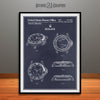 Rolex Diving Watch Patent Print Blackboard