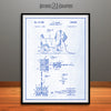 1945 L.M. Holmes Knockdown Wheeled Toy Patent Print Blueprint