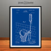 1899 J. B. Rhodes Water Closet Patent Print Blue