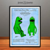 1959 Kermit The Frog Muppet Patent Print Light Blue