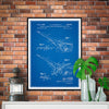 Supersonic airplane poster