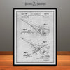 1967 Boeing Supersonic Airplane Patent Print Gray