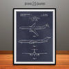 1981 Boeing 767 Airplane Patent Print Blackboard