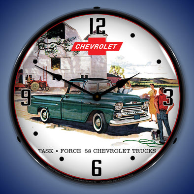 1958 Chevrolet Truck LED Clock