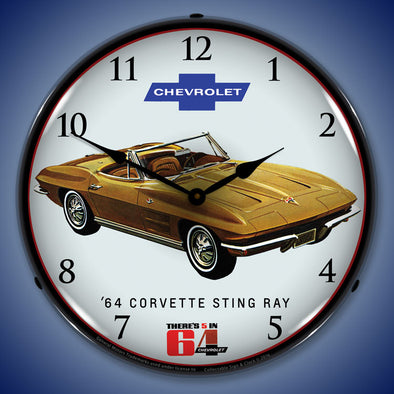 1964 Corvette Sting Ray LED Clock
