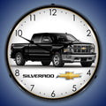 Chevrolet Silverado Black LED Clock