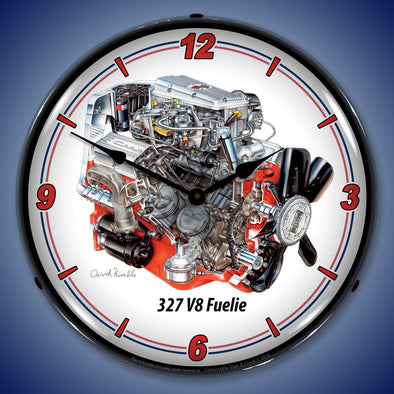 327 V8 Fuelie LED Clock