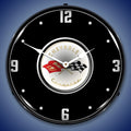 C1 Corvette Black Tie LED Clock