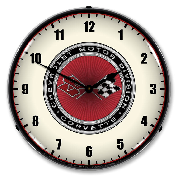 C3 Corvette 68-82 LED Clock – Studio 21 Graphix