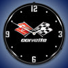 C3 Corvette Black Tie LED Clock