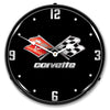 C3 Corvette Black Tie LED Clock