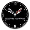 C7 Corvette Black Tie LED Clock