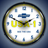 Chevrolet USA 1 LED Clock