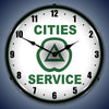 Cities Services LED Clock