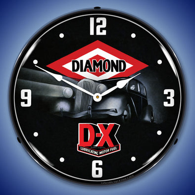 DX Lubricating Motor Fuel LED Clock