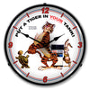 Esso Tiger LED Clock