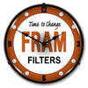 Fram Filters LED Clock