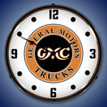 GMC Trucks Vintage LED Clock