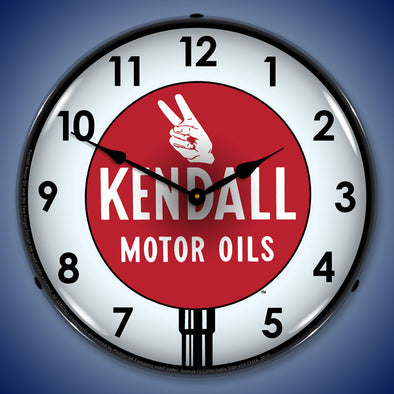 Kendall Motor Oil 3 LED Clock