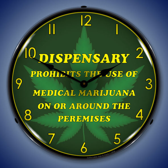 Marijuana Dispensary LED Clock