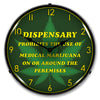 Marijuana Dispensary LED Clock