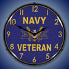 Navy Veteran LED Clock