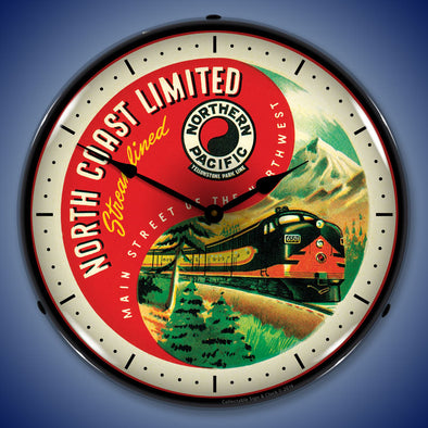 Northern Pacific LED Clock