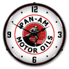 Pan Am Motor Oils LED Clock