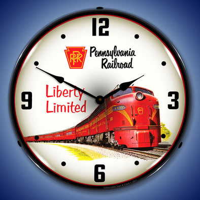 Pennsylvania Railroad Liberty Limited LED Clock