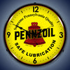 Pennzoil LED Clock